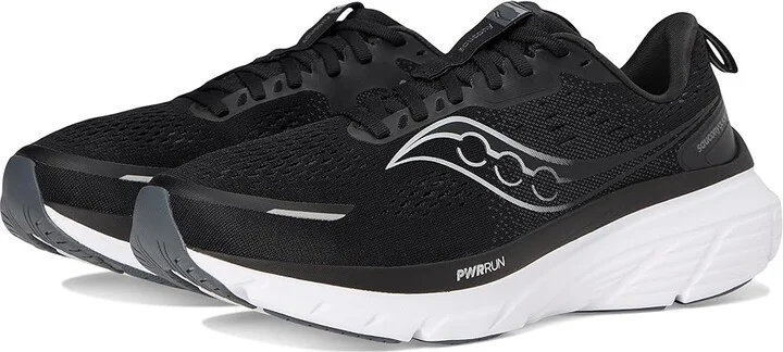 Saucony Guide 18 Men's Running Shoes Black/White : 11.5 D - Medium, Rubber
