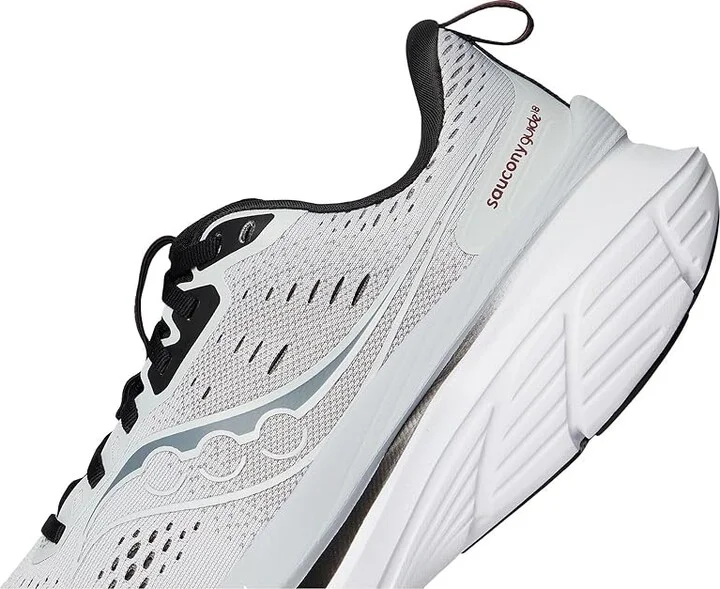 Saucony Guide 18 Men's Running Shoes Cloud/Black : 9.5 D - Medium, Rubber - Image 7