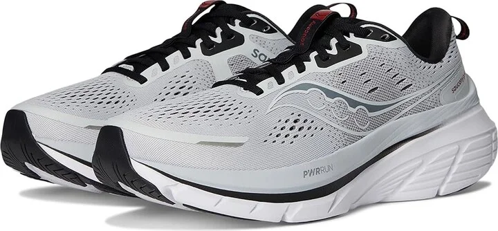 Saucony Guide 18 Men's Running Shoes Cloud/Black : 9.5 D - Medium, Rubber