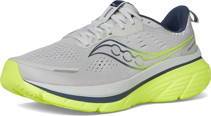 Saucony Guide 18 Men's Running Shoes Cloud/Citron : 13 D - Medium, Rubber - Image 5