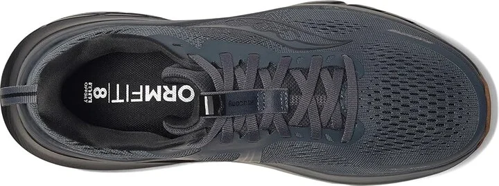 Saucony Guide 18 Men's Running Shoes Shadow/Gum : 12 D - Medium, Rubber - Image 2