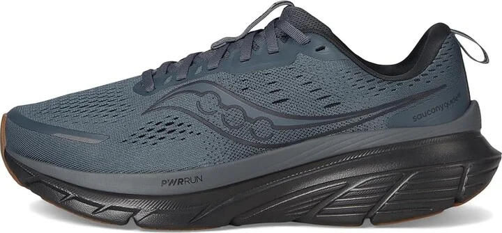 Saucony Guide 18 Men's Running Shoes Shadow/Gum : 12 D - Medium, Rubber - Image 6