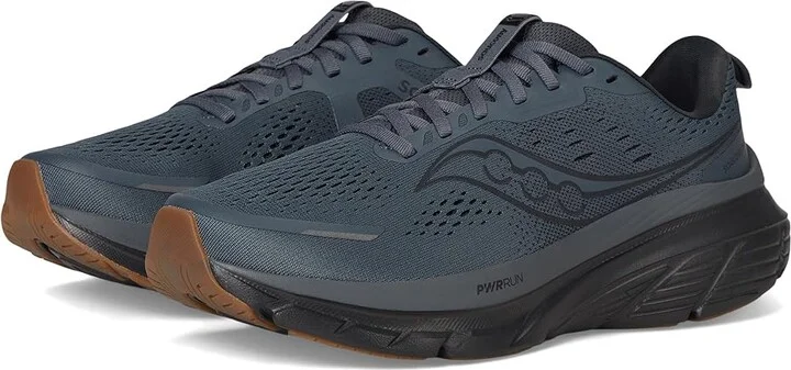 Saucony Guide 18 Men's Running Shoes Shadow/Gum : 12 D - Medium, Rubber
