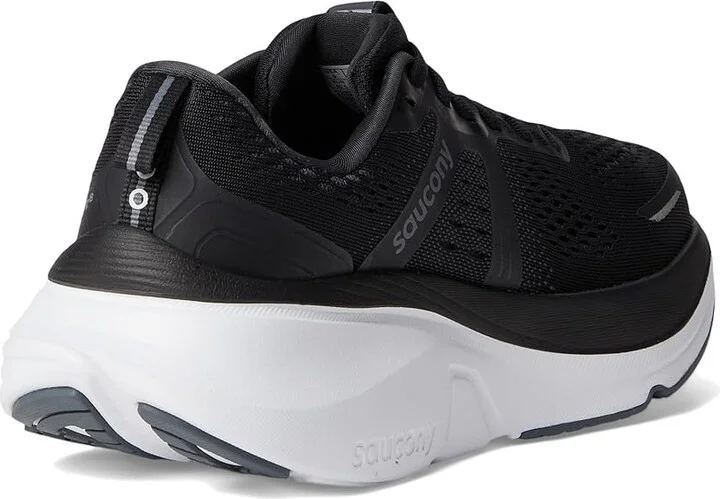Saucony Guide 18 Women's Running Shoes Black/White : 5.5 D - Wide, Leather - Image 4