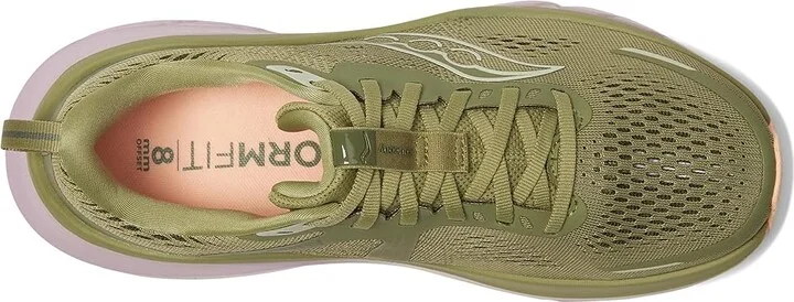 Saucony Guide 18 Women's Running Shoes Hemlock/Bloom : 12 B - Medium, Leather - Image 2