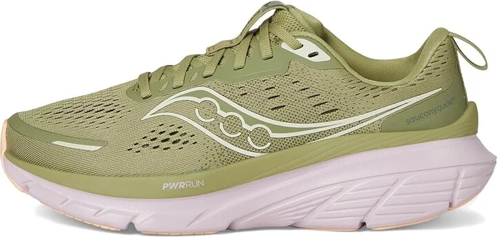 Saucony Guide 18 Women's Running Shoes Hemlock/Bloom : 12 B - Medium, Leather - Image 6