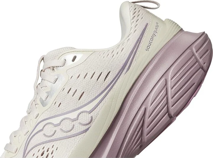 Saucony Guide 18 Women's Running Shoes Moon/Quail : 9 D - Wide, Leather - Image 7