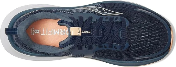 Saucony Guide 18 Women's Running Shoes Navy/Apricot : 5 B - Medium, Leather - Image 2