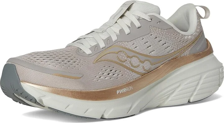 Saucony Guide 18 Women's Running Shoes Oat/Quartz : 10 B - Medium, Leather - Image 5