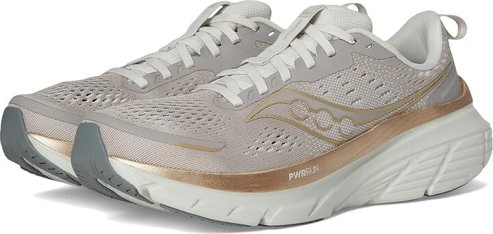 Saucony Guide 18 Women's Running Shoes Oat/Quartz : 10 B - Medium, Leather