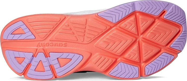 Saucony Guide 18 Women's Running Shoes White/Crocus : 7.5 B - Medium, Leather - Image 3