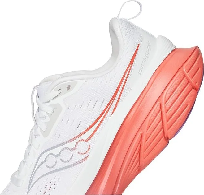 Saucony Guide 18 Women's Running Shoes White/Crocus : 7.5 B - Medium, Leather - Image 7