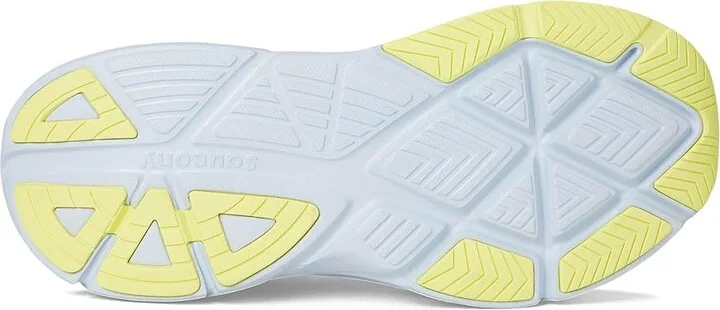 Saucony Guide 18 Women's Running Shoes White/Ice Melt : 6 D - Wide, Leather - Image 3
