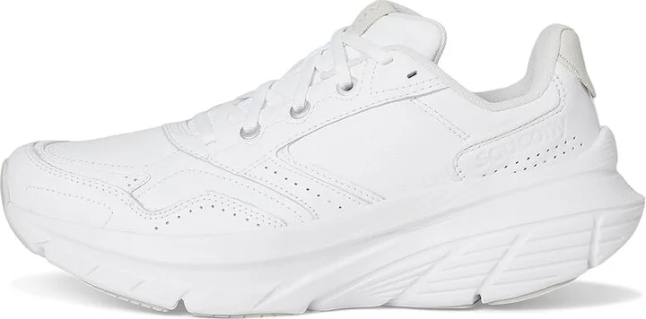 Saucony Guide Metro Women's Running Shoes White : 6 B - Medium, Leather/Rubber - Image 6
