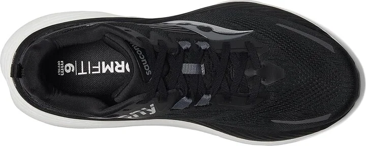 Saucony Hurricane 24 Men's Running Shoes Black/Carbon : 9 D - Medium, Textile - Image 2