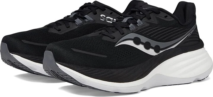 Saucony Hurricane 24 Men's Running Shoes Black/Carbon : 9 D - Medium, Textile