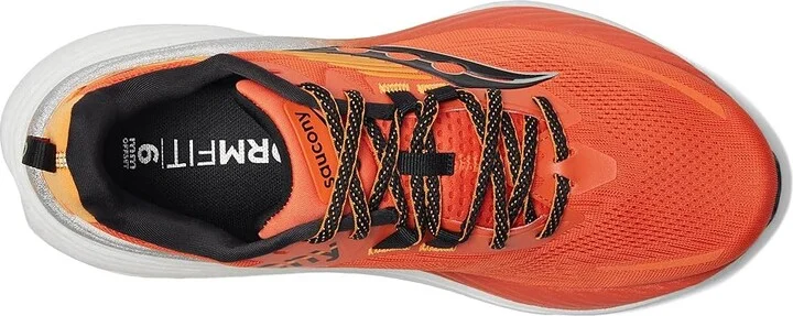 Saucony Hurricane 24 Men's Running Shoes Pepper/Skydiver : 11.5 D - Medium, Textile - Image 2