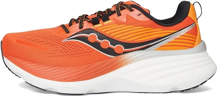 Saucony Hurricane 24 Men's Running Shoes Pepper/Skydiver : 11.5 D - Medium, Textile - Image 6