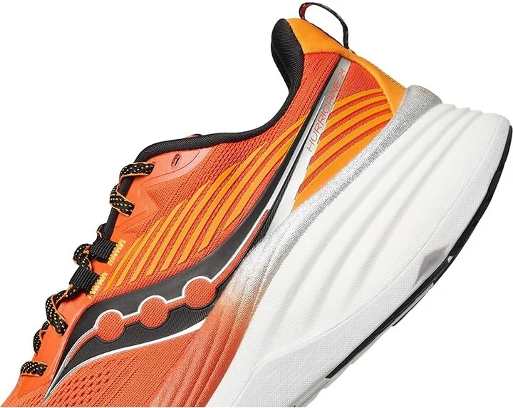 Saucony Hurricane 24 Men's Running Shoes Pepper/Skydiver : 11.5 D - Medium, Textile - Image 7
