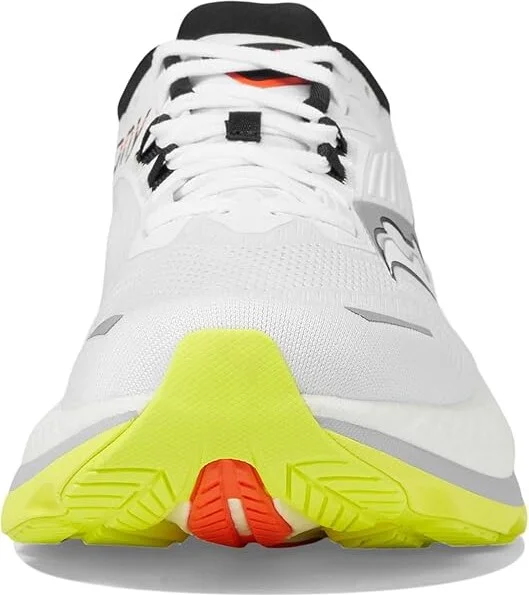 Saucony Hurricane 24 Men's Running Shoes White/Black : 8 D - Medium, Textile - Image 3