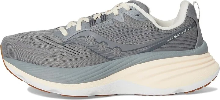 Saucony Hurricane 24 Women's Running Shoes Cinder/Gum : 6.5 B - Medium, Rubber/Textile - Image 6