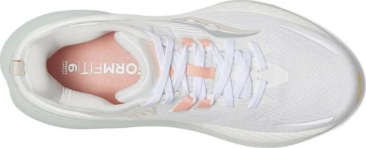 Saucony Hurricane 24 Women's Running Shoes White/Foam : 9 B - Medium, Rubber/Textile - Image 2