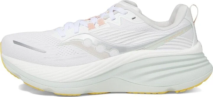 Saucony Hurricane 24 Women's Running Shoes White/Foam : 9 B - Medium, Rubber/Textile - Image 5