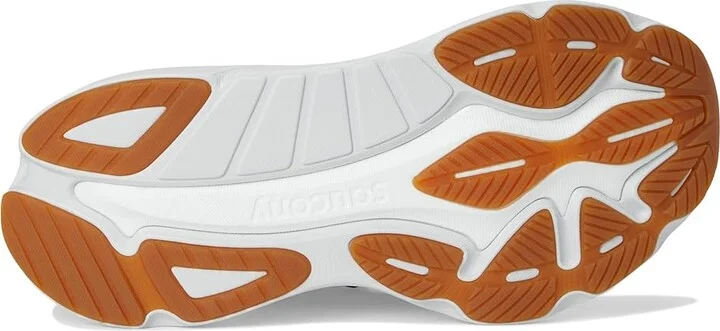 Saucony Hurricane 24 Women's Running Shoes White/Gold : 11 B - Medium, Rubber/Textile - Image 3