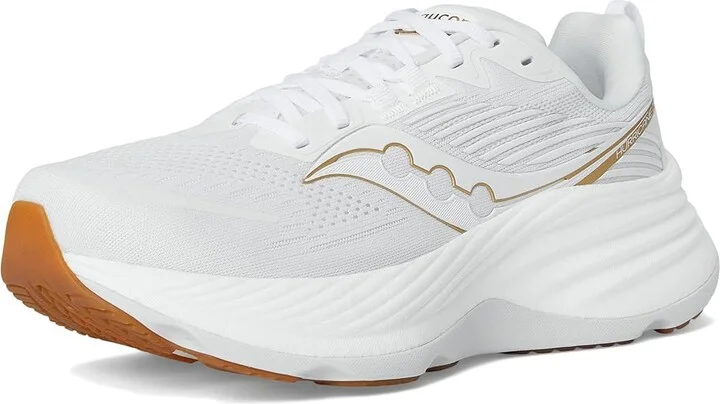 Saucony Hurricane 24 Women's Running Shoes White/Gold : 11 B - Medium, Rubber/Textile - Image 5