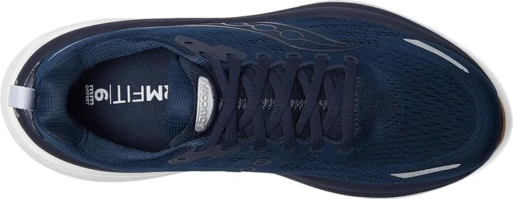 Saucony Hurricane 25 Men's Running Shoes Navy/Cloud : 13 D - Medium, Leather - Image 2