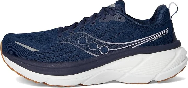 Saucony Hurricane 25 Men's Running Shoes Navy/Cloud : 13 D - Medium, Leather - Image 6