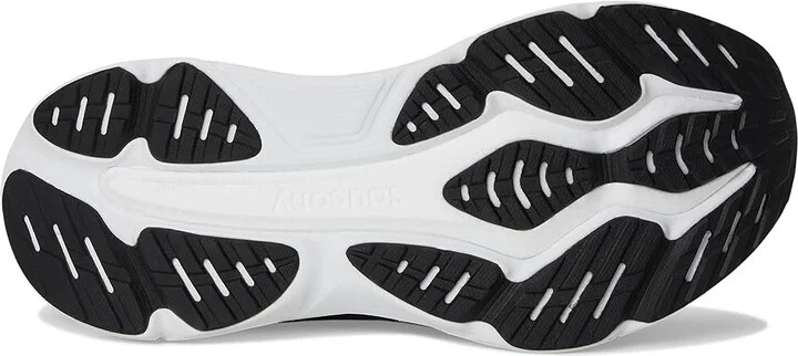 Saucony Hurricane 25 Women's Running Shoes Black/White : 6 D - Wide, Leather - Image 3
