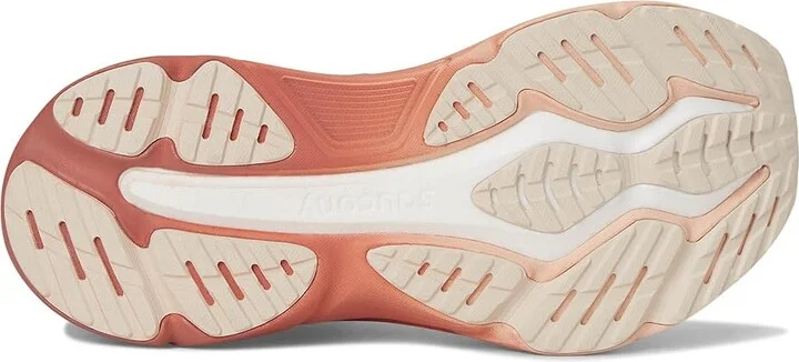 Saucony Hurricane 25 Women's Running Shoes White/Cameo : 12 D - Wide, Leather - Image 3