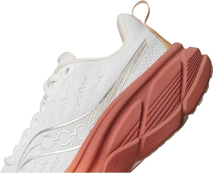 Saucony Hurricane 25 Women's Running Shoes White/Cameo : 12 D - Wide, Leather - Image 7