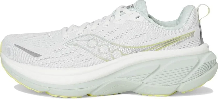 Saucony Hurricane 25 Women's Running Shoes White/Mist : 10 B - Medium, Leather - Image 6