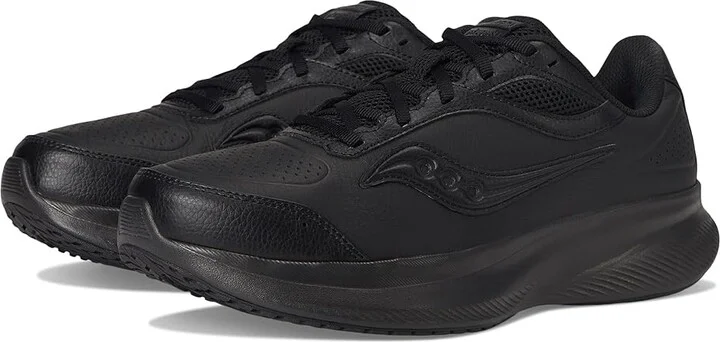 Saucony Integrity Metro Men's Running Shoes Triple Black : 10.5 EE - Wide, Leather
