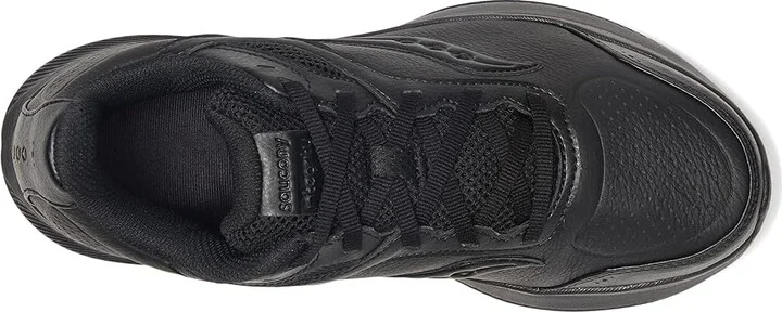 Saucony Integrity Metro Women's Running Shoes Triple Black : 7 D - Wide, Leather/Textile - Image 2
