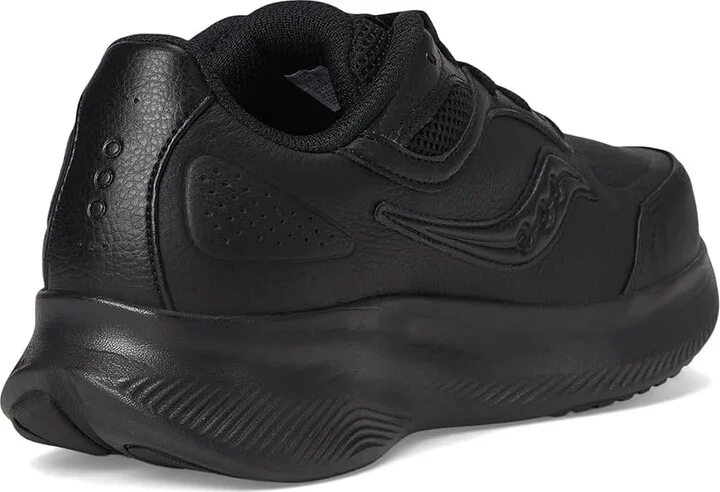 Saucony Integrity Metro Women's Running Shoes Triple Black : 7 D - Wide, Leather/Textile - Image 4