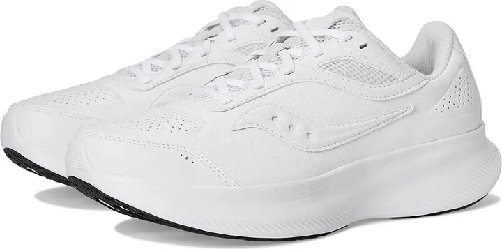 Saucony Integrity Metro Women's Running Shoes White : 6 D - Wide, Leather/Textile