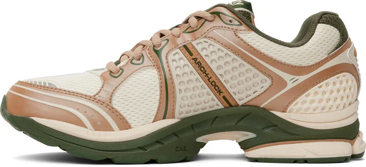 Saucony Khaki & Off-White Seanella Abraham Edition ProGrid Triumph 4 Sneakers - Image 3