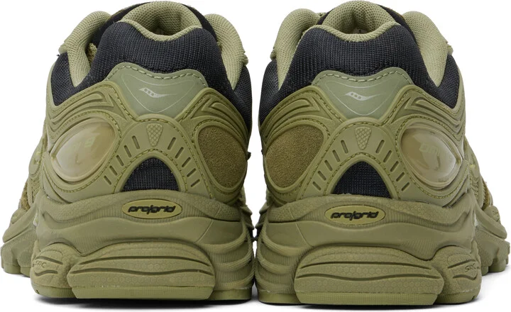 Saucony Khaki ProGrid Omni 9 Armor Sneakers - Image 2