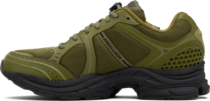 Saucony Khaki ProGrid Triumph 4 Gorpcore Sneakers - Image 3