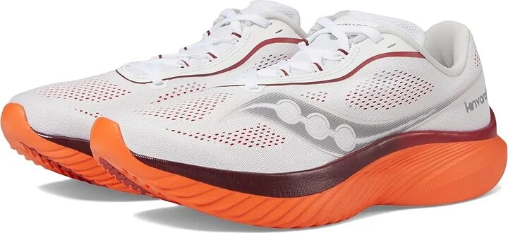 Saucony Kinvara 15 Men's Running Shoes White/Pepper : 14 D - Medium, Rubber