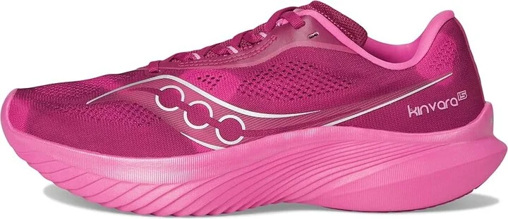 Saucony Kinvara 15 Women's Running Shoes Magenta : 6.5 B - Medium, Rubber - Image 6