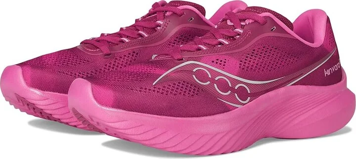 Saucony Kinvara 15 Women's Running Shoes Magenta : 6.5 B - Medium, Rubber