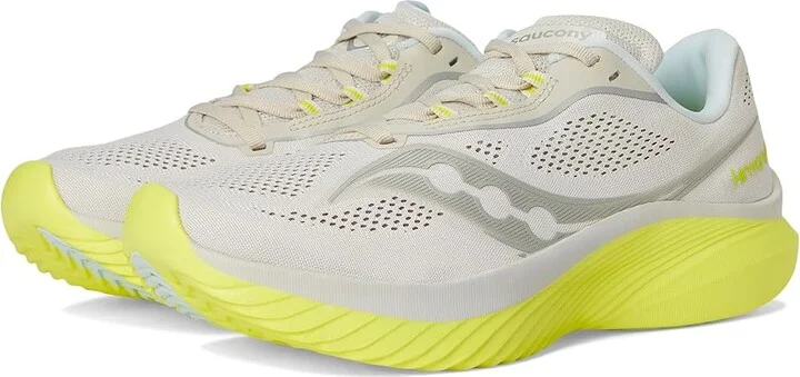 Saucony Kinvara 15 Women's Running Shoes Moon/Sunny : 6 B - Medium, Rubber