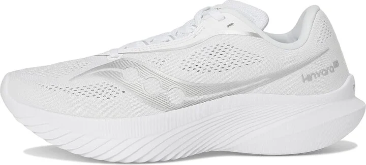 Saucony Kinvara 15 Women's Running Shoes White : 6.5 B - Medium, Rubber - Image 6