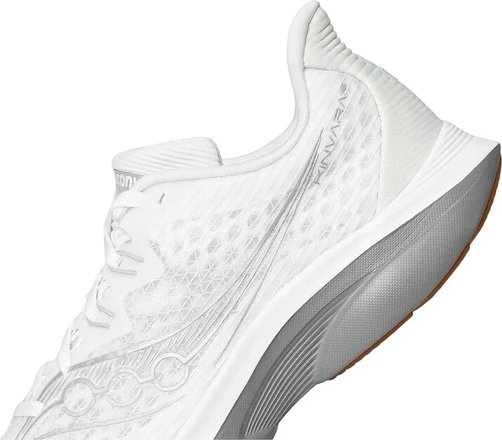 Saucony Kinvara 16 Men's Running Shoes White/Gum : 11.5 D - Medium, Textile - Image 7