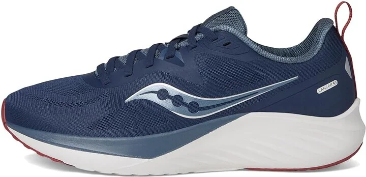 Saucony Lancer 3 Men's Running Shoes Navy/Dusk : 8.5 D - Medium, Synthetic - Image 6