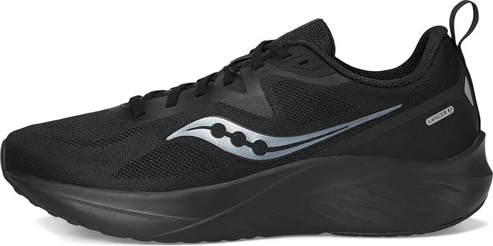 Saucony Lancer 3 Men's Running Shoes Triple Black : 7 D - Medium, Synthetic - Image 6